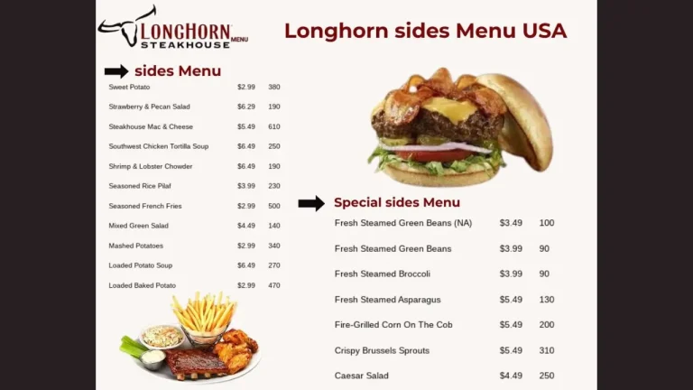 longhorn menu