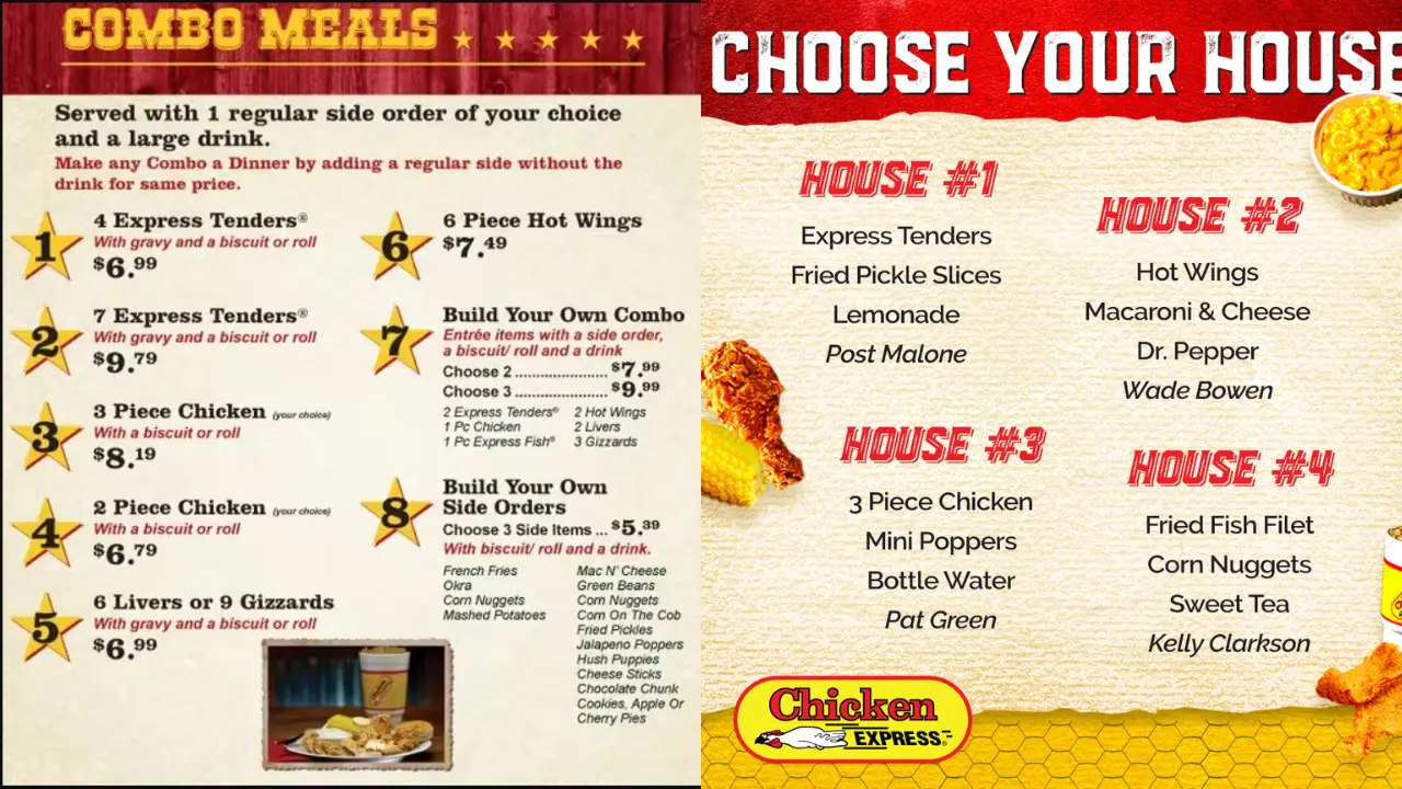 fchicken express menu