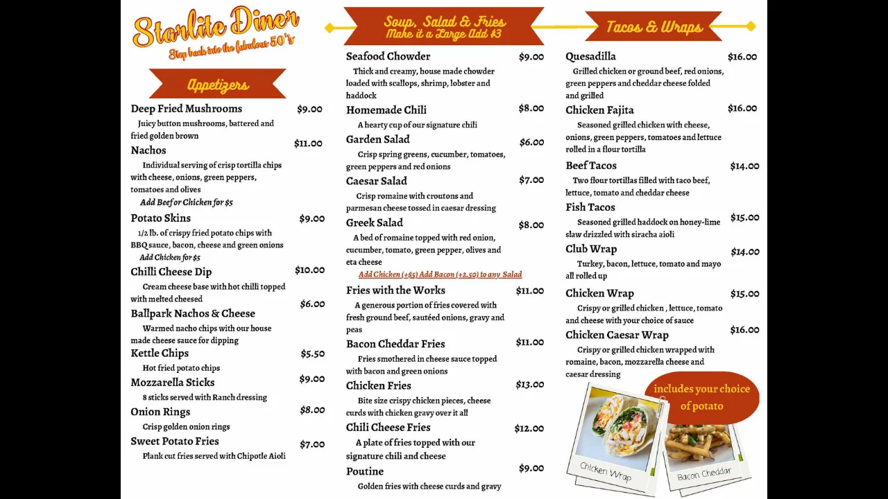 starlite san diego menu