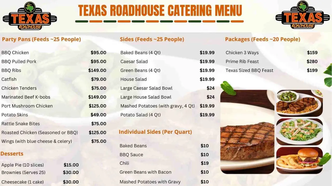 texas roadhouse menu class action