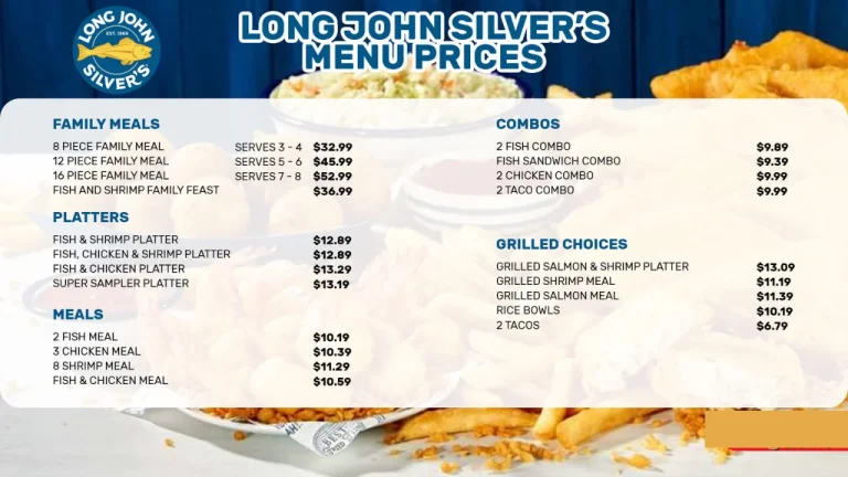 long john silver's menu with prices