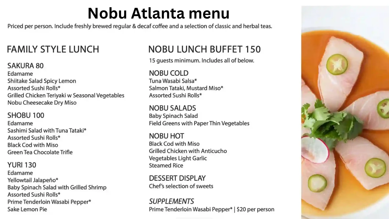 nobu atlanta menu