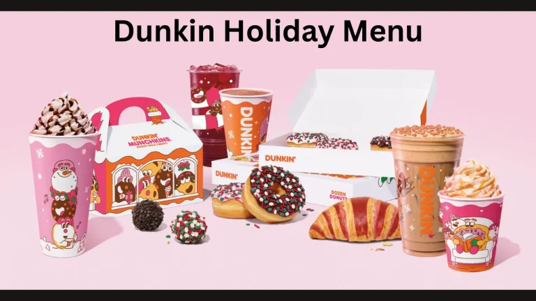 dunkin holiday menu