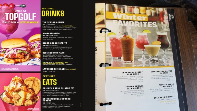 topgolf menu